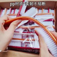 *不易断*家用洗衣刷鞋刷子清洁刷多功能刷洗鞋刷塑料刷板刷长柄刷 【精品不易断硬质细毛刷】 【3个装】