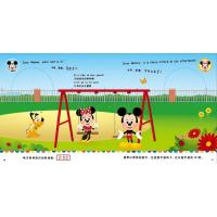 迪士尼宝宝小手转转时钟书的米奇米妮儿童启蒙益智趣味游戏书宝宝动手动脑左右脑开发系列时间认知绘本故事书专注力训练逻辑