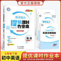2021春亮点给力提优课时作业本英语七年级下册译林版江苏版苏教版 中学教辅同步作业练习册7年级下译林版初一七下辅导书含答