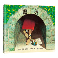 [亲近母语分级阅读书目]隧道蒲蒲兰儿童绘本系列硬壳精装图画书家庭亲情启蒙兄妹情二宝 安东尼布朗大作3至8岁感情培养 正版