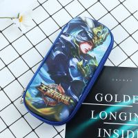 笔袋女生大容量文具盒女韩版可爱小学生学习用品男童铅笔盒文具袋 [布面]蓝色王者荣耀_促销