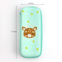 三年二班鹿的岛大号笔袋Z粉色多功能大容量笔盒创意文具盒铅笔 小鹿小号 单款笔袋