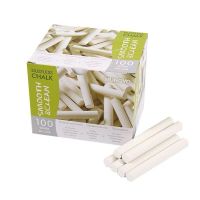 韩国MUNGYO盟友白 彩色无尘无毒粉笔100支装教师儿童环保安全无尘 白色100支