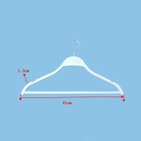 卧室大号文胸睡衣塑料衣架白色无痕裤架PP快时尚品牌服装店衣裤挂 白色睡衣架3个