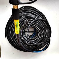 高压胶管螺旋护套 洗车管护套 电缆护套 螺旋保护套 抗老化 黑色 内径14毫米(5米)