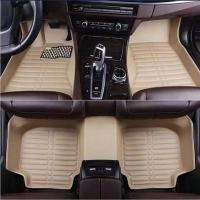 吉利新帝豪博越远景X3/X6自由舰金刚帝豪GS/GL专用全包围汽车脚垫 普通款[米色] 老远景
