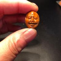 精选优质老料文玩橄榄核雕刻十八罗汉单籽男士十八罗汉橄榄核雕刻 1.75/2.4