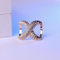 日韩高档丝巾扣扣环百搭t恤 衣角打结简约小围巾两用功能方巾配饰 小交叉金