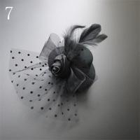 黑色小礼帽女复古礼服可爱网纱头饰晚宴舞台拍照走秀生日儿童皇冠 13C M黑色1号