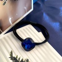 韩国发圈成人头绳水晶高弹力皮筋扎头发简约淑女百搭扎马尾橡皮筋 水晶VVS一件