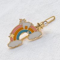 百变魔卡少女樱金属软妹发卡发夹刘海夹一字夹饰品二次元动漫周边 彩虹上的独角兽