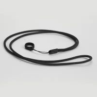 通用悦克挂绳锐刻锐克亚克力防滑链ins风12345代柚子非我通用挂链 黑色挂绳