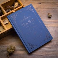 复古欧式笔记本子可爱韩版加厚日记本手账本学生文具用品便宜批发 A5复古本布面蓝色120张