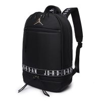专业篮球包AJ双肩包潮NBA篮球书包欧文学生电脑包男背包旅行包 F018黑色