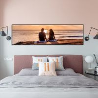 自粘现代简约风格客厅装饰画抽象卧室房间墙面床头宿舍北欧风壁画 WYF0001 普通款---120厘米X32厘米