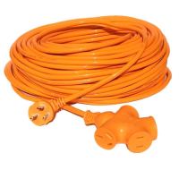 延长线插座地拖电线电动车充电插座排插廷长线室内外接线板地拖插 10孔+大字插 5米足