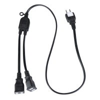 氏途超薄一转二迷你个性多用插座插排八爪鱼转换器接线拖线板 黑色一转二 3米