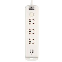 家用多孔带线排插开关带USB充电插座转换器学生宿舍多功能接线板 带USB插座