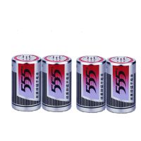 555锌锰干电池铁壳1号一号大号D型R20热水器燃气灶手电筒适用 碳性1号电池 4粒