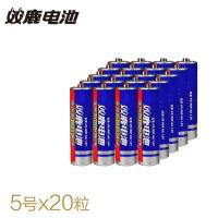 双鹿5号五号40节7号干电池七号儿童玩具R6碳性批发空调遥控器 5号电池 X20粒