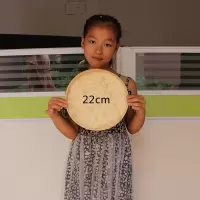 簸箕竹编制品筛子细孔竹制品单个家用簸萁筲箕手工编织晒东西神器 竹黄22厘米(绘画装饰)