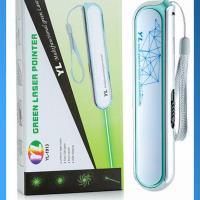 激光笔全自动图案绿光远射USB充电镭射笔售楼驾校教学多功能手电 炫彩自动款彩盒+充电线