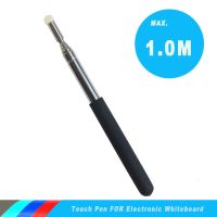 伸缩教鞭笔 不锈钢伸缩杆 电子白板触控笔 指挥教鞭 教棒 1米教鞭8MM 黑手柄