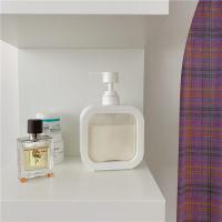 韩国ins简约大容量旅行分装瓶按压式沐浴露洗发水空瓶少女收纳瓶 平头收纳瓶