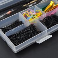 化妆师工具收纳盒影楼造型师专用彩妆工具盒透明造型梳子发夹盒