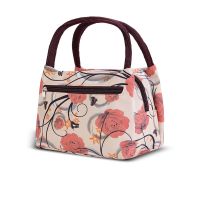 手提包女大号防水加厚布包女士便当包饭盒袋手提袋小布包包妈咪包 DK-2222玫瑰花