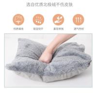 猫窝四季通用半封闭式蒙古包猫咪别墅泰迪狗房子夏季可拆洗宠物窝 配套毯子(不建议购买) M(33*33*36cm)7斤内