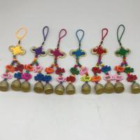十二生肖刺绣香包风铃铜铃铛挂件挂饰家居汽车儿童房挂饰品端午节 中国结风铃-挂件(颜色随机)