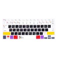 适用macbook苹果pro13寸笔记本air13键盘膜新款M1air/PRO快捷键 OS快捷键(黑色) 11air A