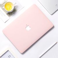 适用苹果笔记本air13保护壳macbook12电脑壳pro 13.3寸15彩色外套 蔷薇粉+透明键盘膜 [一定请对好型
