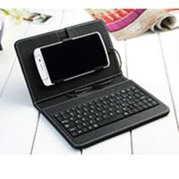 创意懒人安卓手机通用键盘皮套vivoX21/X9小米OPPOR15/y85/A5皮套 黑色