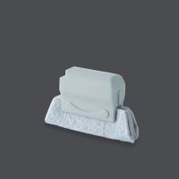 窗户凹槽清洁刷万能洗窗槽缝隙工具多功能去污神器擦门窗死角刷子 灰色 凹槽刷1个装无赠品