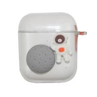 快乐星球耳机保护套苹果airpods保护套airpodspro耳机套二3代创意 快乐月球[单壳] AirPods苹果1/
