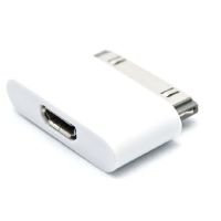 安卓转苹果4接头ipad2/3充电线转换头iPhone4S数据线安卓母转接头 安卓转苹果4s转接头