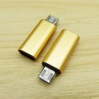 苹果转安卓转接头快充5/6/7/8/xr/ipad数据线转换头vivox20oppor9 金色 单个装[只发1个]