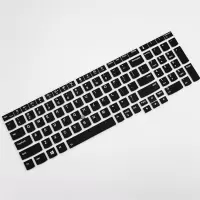 联想15.6寸ThinkpadE15 E580 E590笔记本T590 E595电脑键盘保护膜 半透黑色 1张装 E58