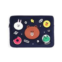 电脑包女手提14寸惠普苹果13.3寸联想15.6寸笔记本平板ipad内胆包 蓝色内胆 10寸