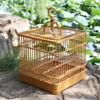 高级塑料秀眼鸟笼方笼绣眼塑钢鸟笼饲养笼秀眼贝子柳莺笼子 基础配置