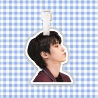 女神降临黄寅烨黄仁烨行李牌书包挂件挂饰挂链吊饰登机牌周边同款 黄仁烨A() 双面[尺寸大概是12*7CM]