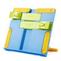 学生用读书架阅读架看书架桌面可伸缩书本支架儿童阅读多功能书架 HXX阅读架[蓝色]不支持升降 [4岁以上]送:书签1包6