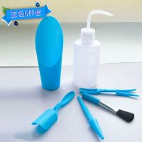 多肉植物种植工具组合套装养花迷你园艺用品肉肉盆栽多肉工具 多肉组合套装6件套(蓝色)