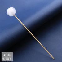 专业加密加厚采耳木棒鹅毛工具扬州大头掏耳朵神器鸡毛棒鹅毛毛棒 [加密]木棒鹅毛*1支+收纳盒