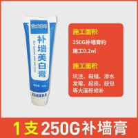 墙面自喷漆翻新修复一喷白白色补墙漆乳胶漆室内家用补墙漆 [送工具]1瓶250g墙面修补膏