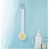 日本无印同款良品洗澡刷长柄软毛沐浴刷搓背神器不求人后背刷子 白色洗澡刷[尼龙毛盒装]