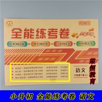 六年级下册试卷小升初必刷题数学人教版毕业总复习小升初真题试卷 荣恒 全能练考卷 六年级下册 小升初 全能练考卷 [语文]