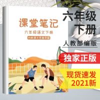 彩印版6六年级下册语文课堂笔记同步课本人教部编版知识点归纳 六年级语文下册课堂笔记